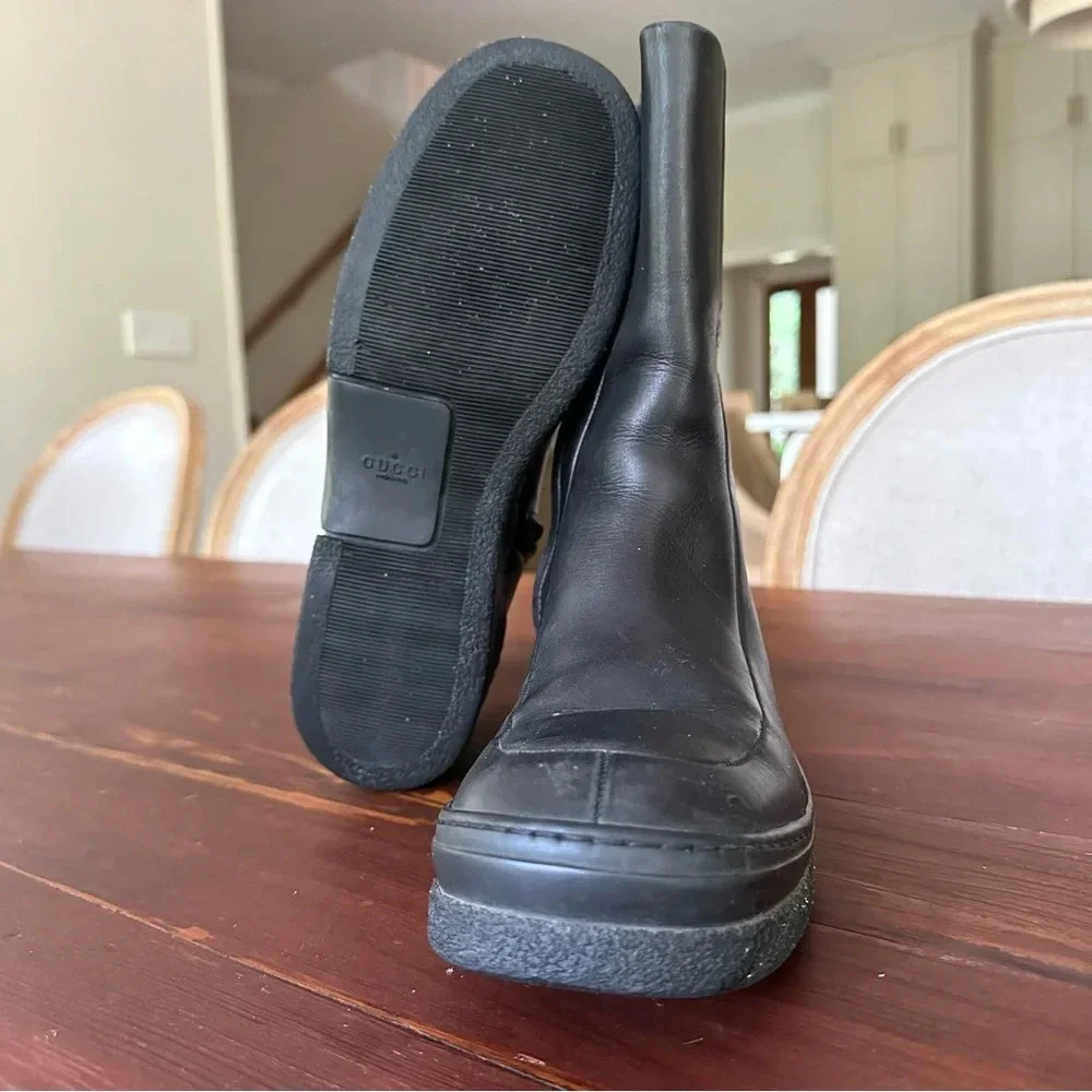 Gucci Leather Boots vintage - Picture 6 of 13